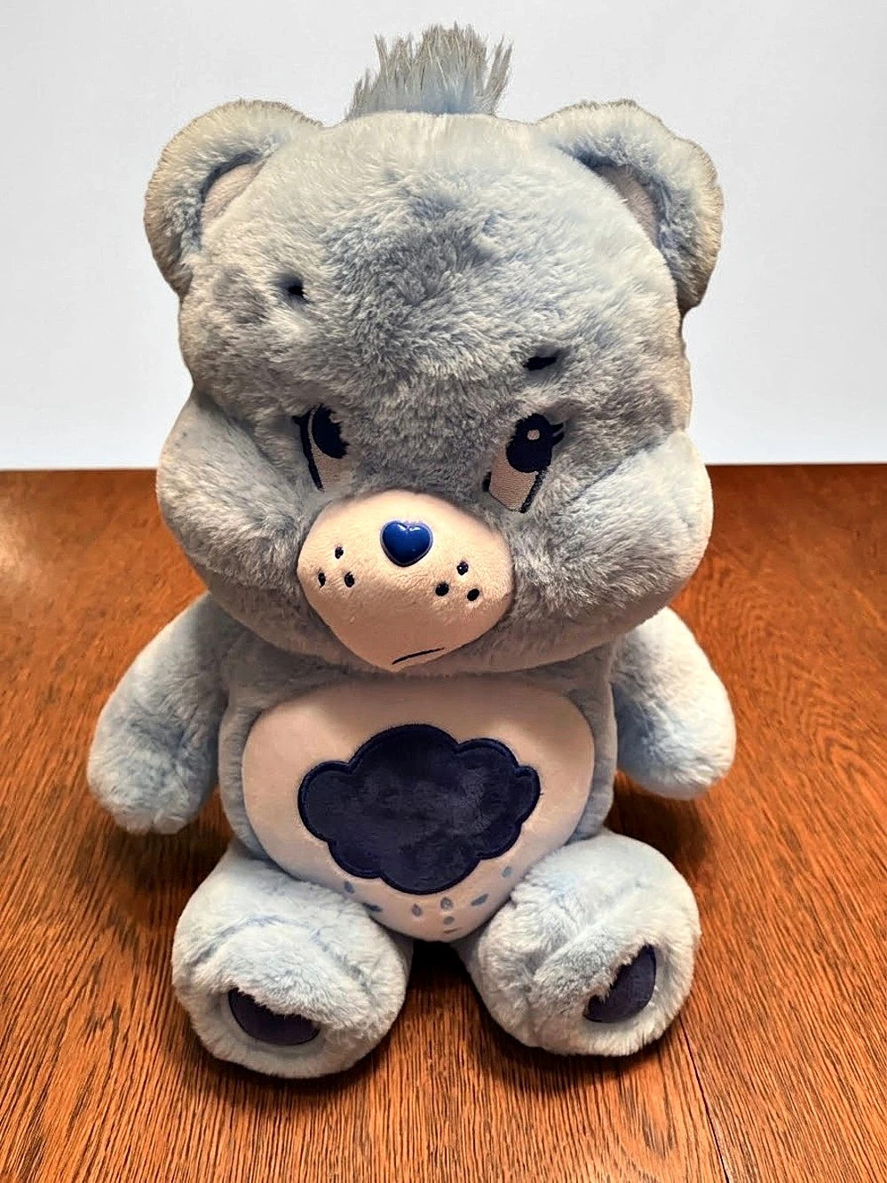 NWT MINISO x Care Bears Grumpy Bear Plush 16" Large Blue Raincloud Stuffed Anima